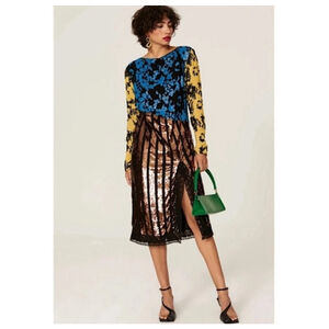 Rachel Comey Dancando Sequin Mini Statement Dress